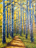 Birch trees in autumn