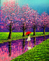 Walking in the rain