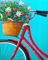 Red bicycle